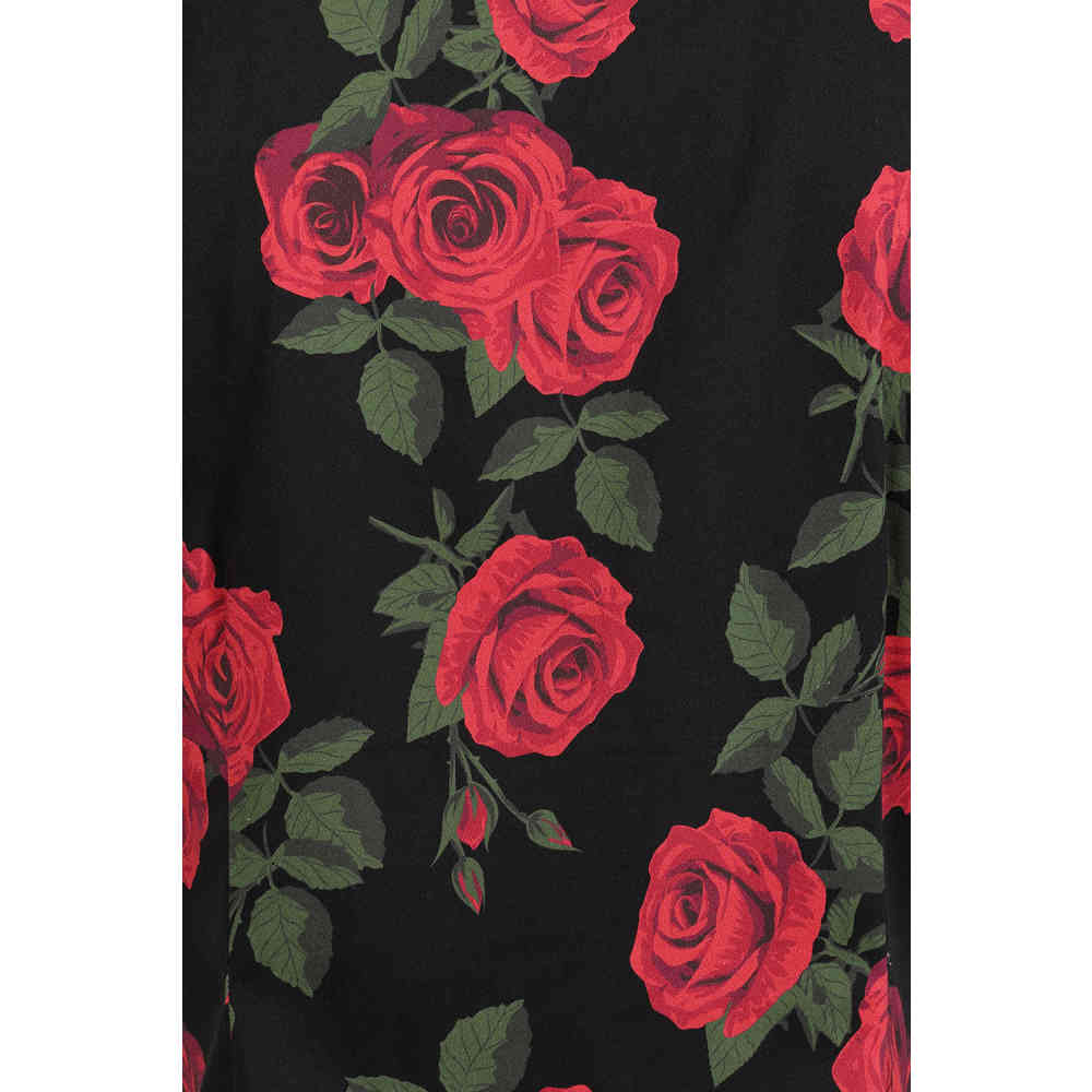 Banned - Lilly Romantic Roses Chemisier - Noir